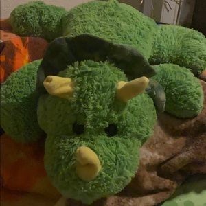 Plush triceratops